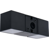 Applique murale extérieure LED's Light à 4 lumières - Modèle Aversa - Blanc chaud - Étanche IP54 - Anthracite