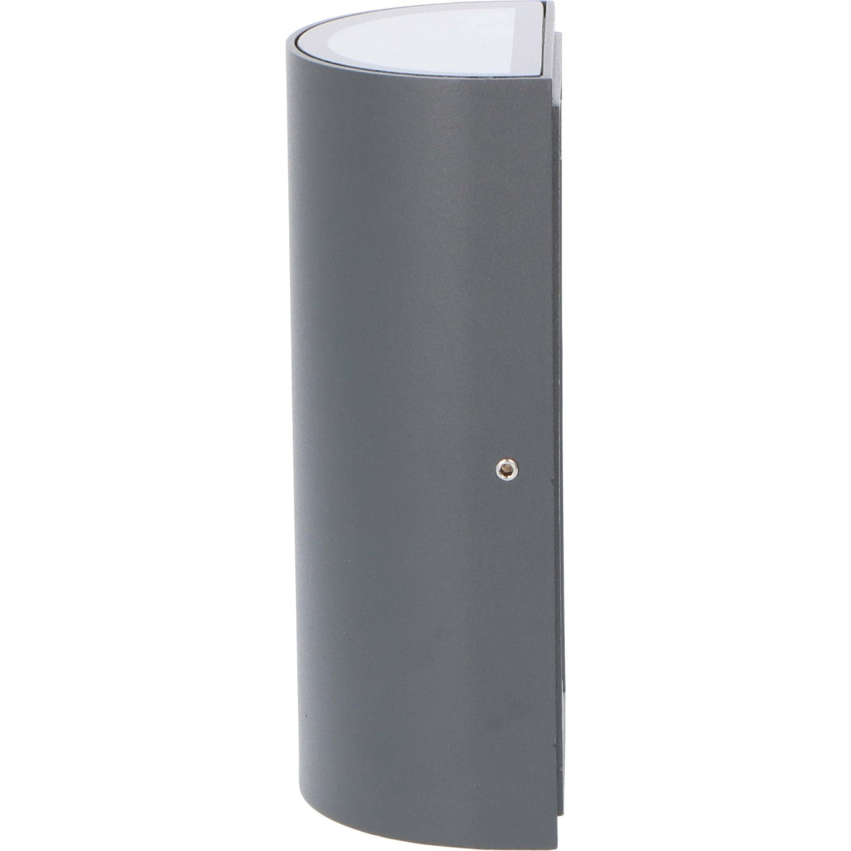 Applique murale extérieure LED's Light - Demi-cylindre avec 2 sources lumineuses - Modèle Siena - IP44 - Anthracite