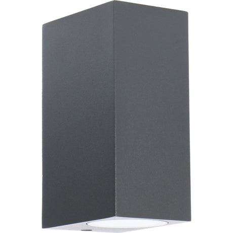 NØRD Up&Down - Lampe extérieure LED's Light avec douille GU10 - Rectangulaire - IP44 - Anthracite - Modèle Milan