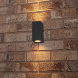 NØRD Up&Down - Lampe extérieure LED's Light avec douille GU10 - Rectangulaire - IP44 - Anthracite - Modèle Milan