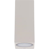 LED's Light LED Buitenlamp met GU10 fitting - Rechthoek - IP44 - Grijs - Model Milaan