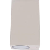 LED's Light LED Buitenlamp met GU10 fitting - Rechthoek - IP44 - Grijs - Model Milaan