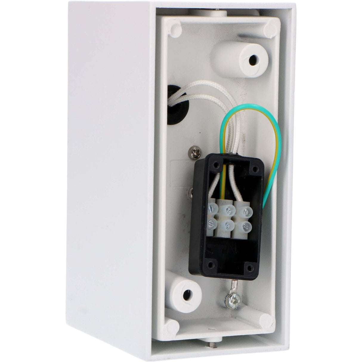 NØRD Up&Down - LED's Light LED Buitenlamp met GU10 fitting - Rechthoek - IP44 - Wit - Model Milaan