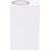 NØRD Up&Down - LED's Light LED Buitenlamp met GU10 fitting - Rechthoek - IP44 - Wit - Model Milaan
