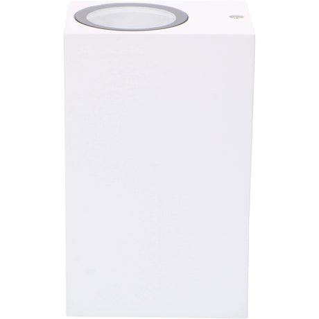 NØRD Up&Down - Lampe extérieure LED's Light avec douille GU10 - Rectangulaire - IP44 - Blanche - Modèle Milan
