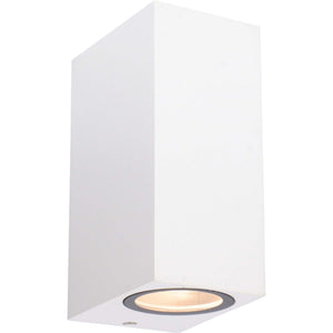 NØRD Up&Down - Lampe extérieure LED's Light avec douille GU10 - Rectangulaire - IP44 - Blanche - Modèle Milan