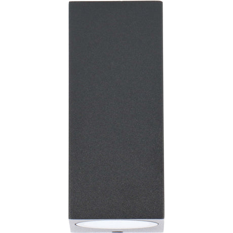 NØRD Up&Down - Lampe extérieure LED's Light avec douille GU10 - Rectangulaire - IP44 - Noir - Modèle Milan