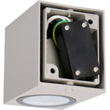 NØRD Down - LED Wandlamp buiten met GU10 fitting - Rome - Vierkant - IP44 - Grijs