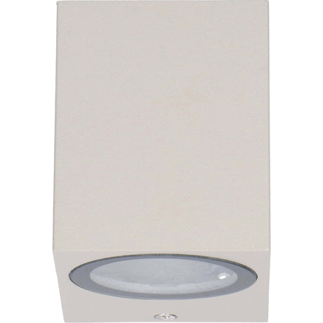NØRD Down - Applique murale LED extérieure avec douille GU10 - Rome - Carrée - IP44 - Grise