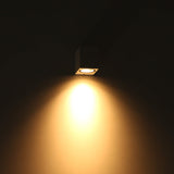 NØRD Down - LED's Light LED Wandlamp Buiten met GU10 fitting - Vierkant - IP44 - Wit - Model Rome