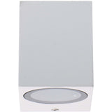 NØRD Down - LED's Light LED Wandlamp Buiten met GU10 fitting - Vierkant - IP44 - Wit - Model Rome