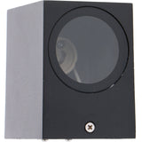 NØRD Down - LED's Light LED Wandlamp Buiten met GU10 fitting - Vierkant - IP44 - Zwart - Model Rome