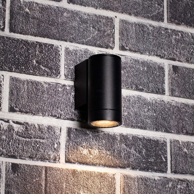 Applique murale extérieure LED's Light - douille GU10 - IP44 résistante à l’eau - Anthracite - Modèle Carpi