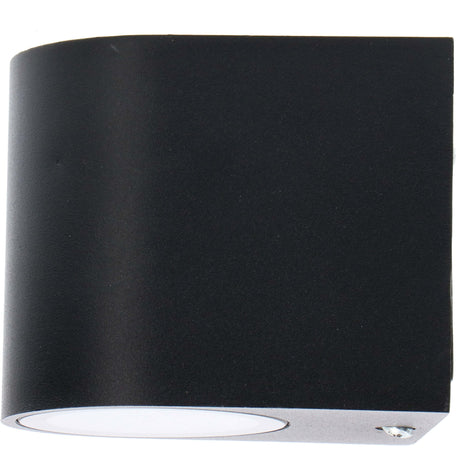LED's Light LED Wandlamp buiten met GU10 fitting - Rond - Model San Marino - IP44 - Zwart