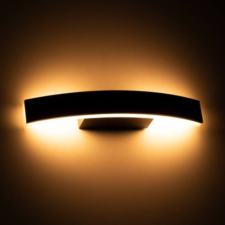 LED's Light Wandlamp Buiten - Model Todi - Draaibaar - Rondom warm wit licht - IP54 - Antraciet
