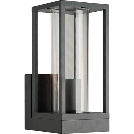 LED's Light applique murale LED avec vitres en verre - Rectangulaire - Douille E27 - IP44 - Anthracite