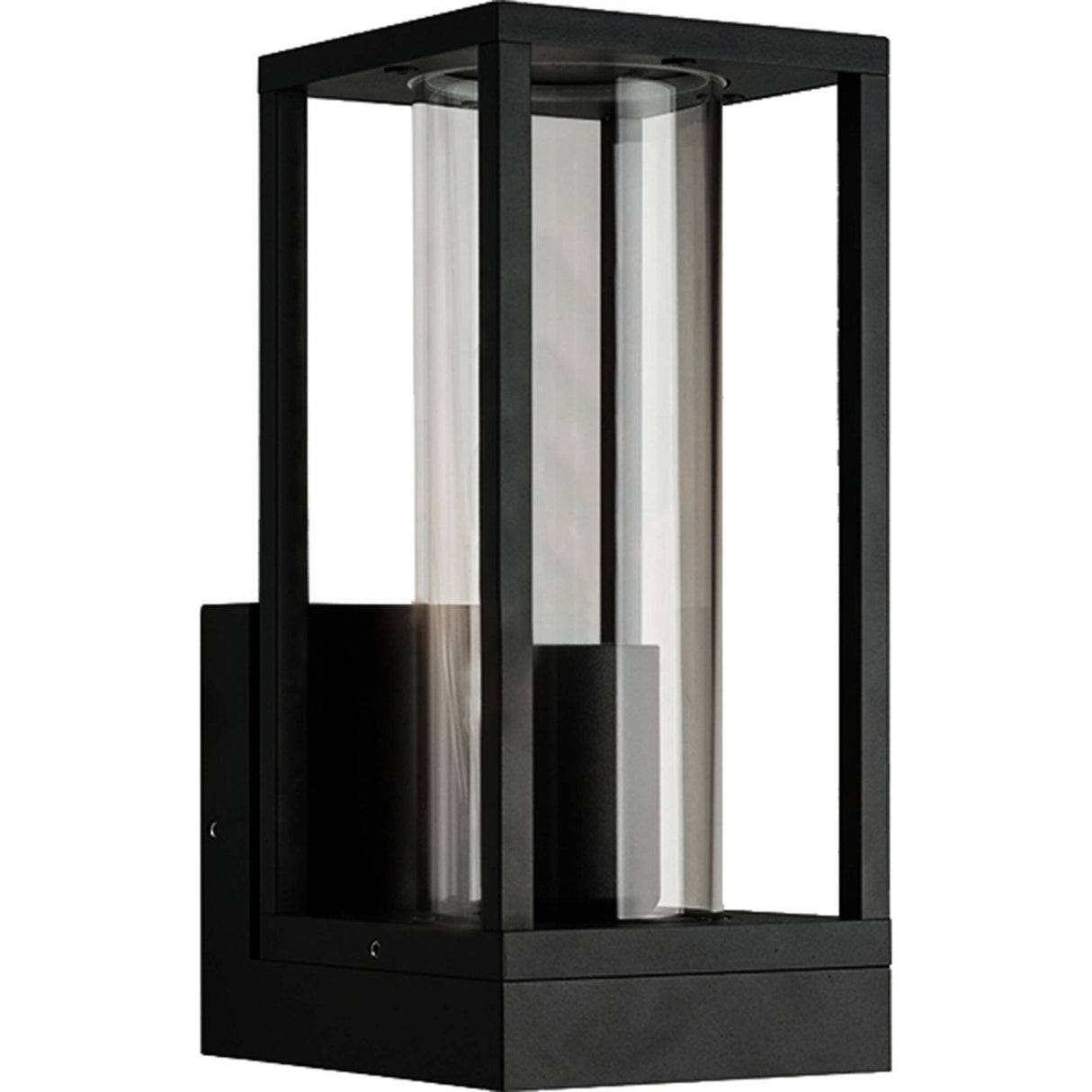 LED's Light applique murale LED avec vitres en verre - Rectangulaire - Douille E27 - IP44 - Noir