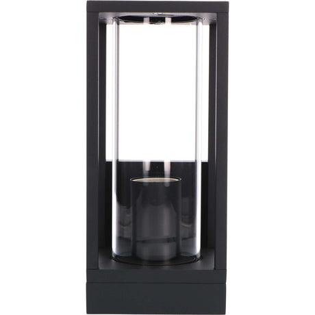 LED's Light applique murale LED avec vitres en verre - Rectangulaire - Douille E27 - IP44 - Noir