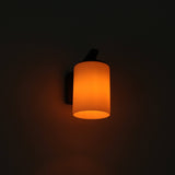 LED's Light LED Wandlamp Milky met E27 fitting - IP44 - Model Noto - Antraciet