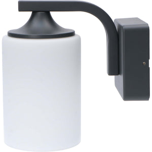 LED's Light applique murale LED Milky avec douille E27 - IP44 - Modèle Noto - Anthracite