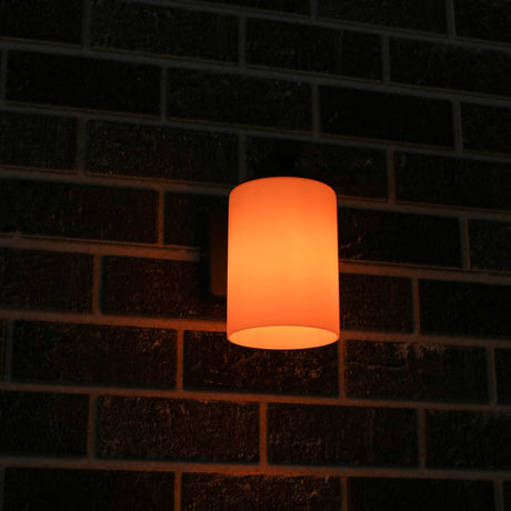 LED's Light applique murale LED Milky avec douille E27 - IP44 - Modèle Noto - Anthracite