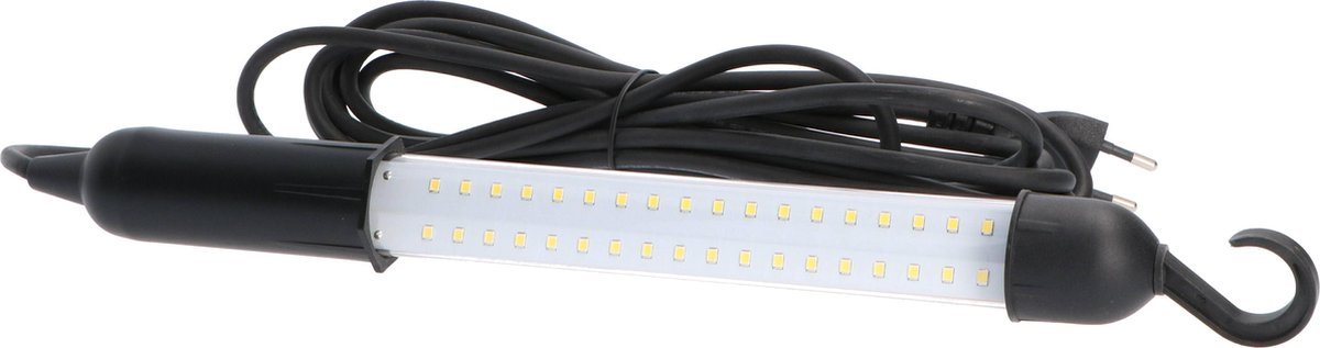 LED Werklamp - 300 lm - 4W - Koelwit 5000K - 160° - 5m snoer - Haak - IP20 - 230V
