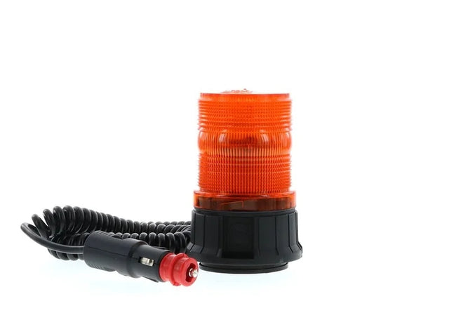 LED zwaailamp amber 12v 24v met stekker voor voertuigen en gebruiksgemak
