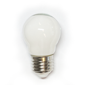 Kogellamp E27 G45 - LED 5W=40W - 450 Lumen - Milky 2700K - Dimbaar - 100 stuks - 230V