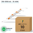 Doos met 10 stuks Dimbare LED-driver DALI - 16-44W - 700-1050 mA instelbaar - max. 42V - XZ