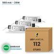 Doos met 112 stuks Dimbare LED-driver Triac - 24W - 560 mA - DC 27-42V