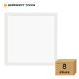 8 stuks LED paneel 62x62, 28W, UGR<19, warmwit 3000K, in doos