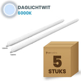 Doos met 5 LED tri-proof armaturen 1500mm daglichtwit 6000K