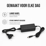 LED adapter met EU-stekker - lange kabel en compacte behuizing