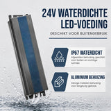 Waterdichte LED driver IP67 24V - waterdicht IP67 met aluminium behuizing