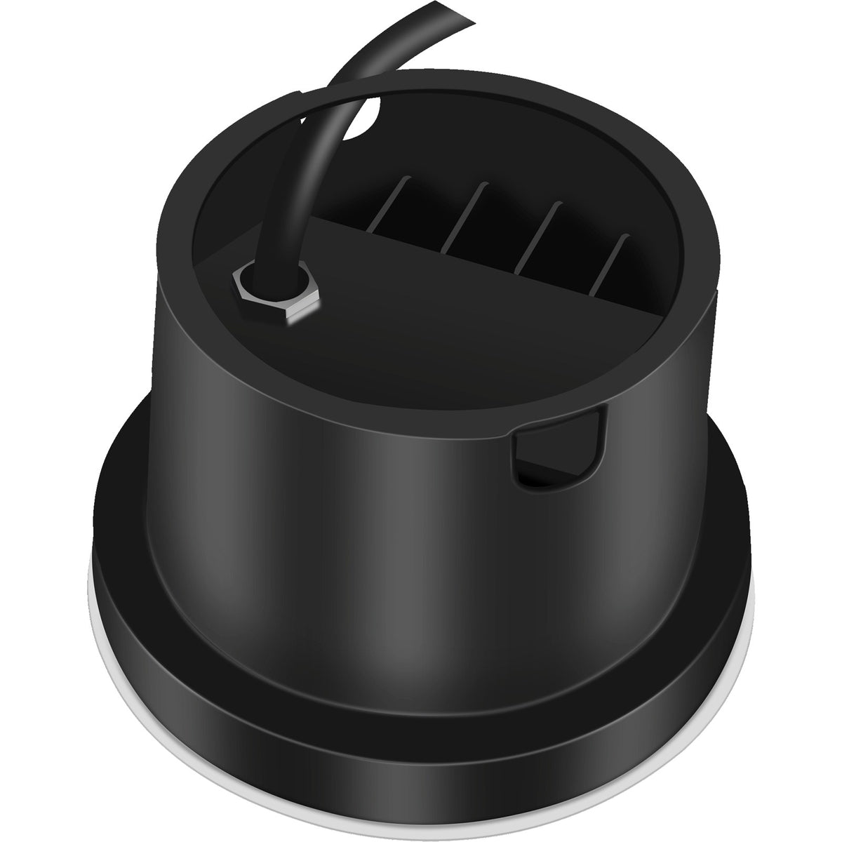 LED inbouw grondspot - achterkant met aansluitkabel