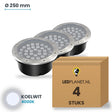 Doos met 4 stuks LED inbouw grondspot 36W, lichtkleur koelwit 4000K