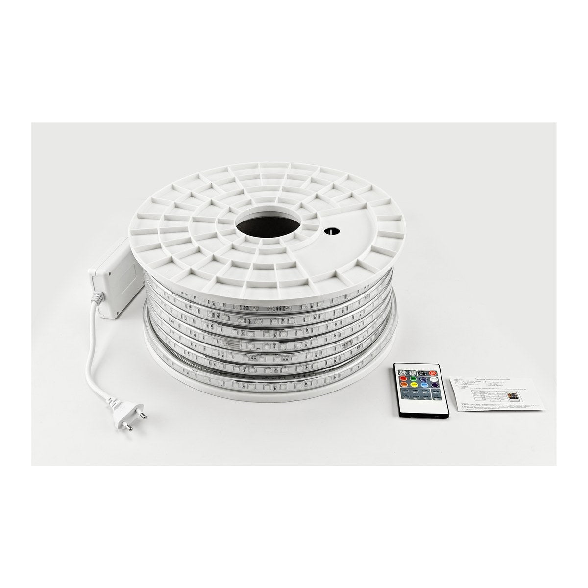 RGB LED lichtslang 230V met afstandsbediening
