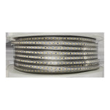 Detail van de SMD2835 LEDs op de 230V lichtslang