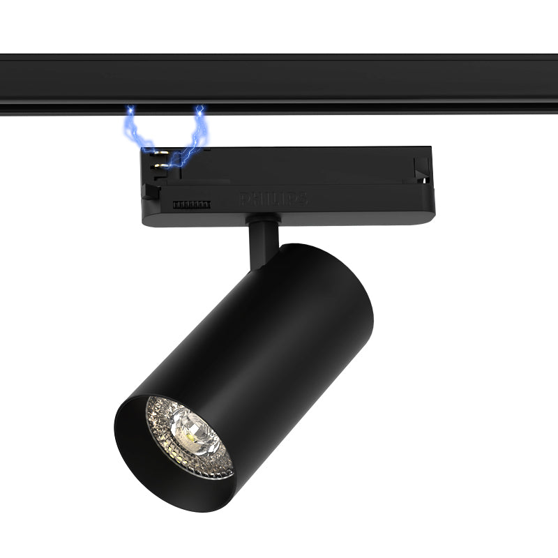 Spot LED sur rail 40W - 4.200 lm - Blanc froid 4000K - spot sur rail monté sur le rail