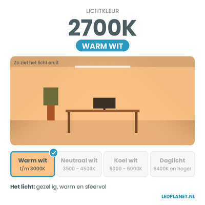 Lichtkleur 2700K