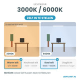 Lichtkleur instelbaar: 3000K / 6000K