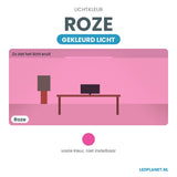 Lichtkleur roze - gekleurd licht