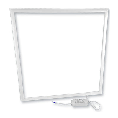 LED lijstpaneel 36W met wit aluminium frame en externe driver