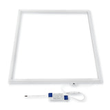 LED lijstpaneel 36W 3CCT met wit frame en driver met lichtkleurschakelaar
