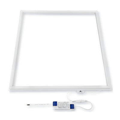 LED lijstpaneel 36W 3CCT met wit frame en driver met lichtkleurschakelaar