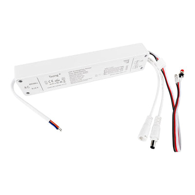 Noodstroommodule voor LED-paneel 3W - zijaanzicht met aansluitkabels