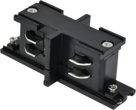 Mini connecteur droit I - rail triphasé - Noir - photo du produit