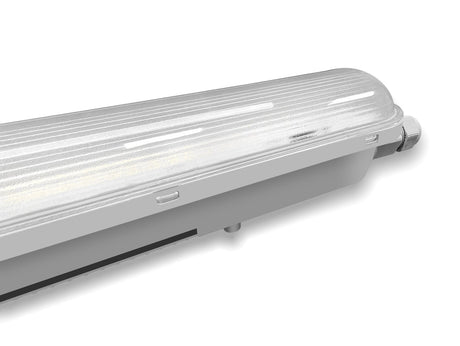 LED tri-proof armatuur 1200mm 25W - detail van afdekking en behuizing