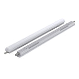 LED tri-proof armatuur 1200mm 36W - behuizing en montagebasis naast elkaar