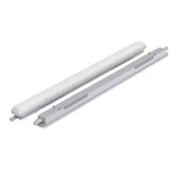 LED tri-proof armatuur 1500mm 45W - behuizing en montagebasis naast elkaar